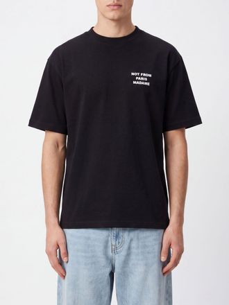 Dr&ocirc;le de Monsieur Dr&ocirc;le de Monsieur T-shirt in cotone con stampa logo e spalle cadute