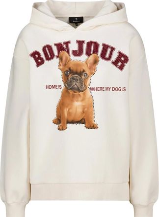 Monari Hoodies - Dames - Sweatshirts & Hoodies - Beige - Maat: M Katoen