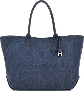 Hogan Borsa tote con applicazione - Blu