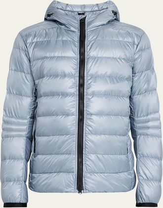 Canada Goose Mens Crofton Quilted Zip Hoodie