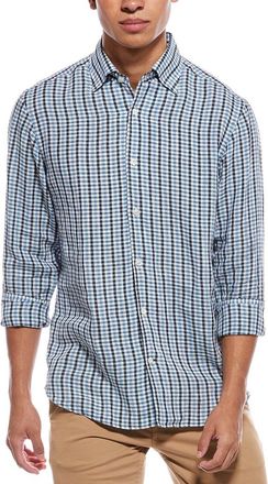 Robert Talbott Morgan Check Linen Shirt