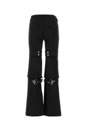 Off-white Womens Black Stretch Polyester Blend Cargo Pant Nocolor Pantaloni