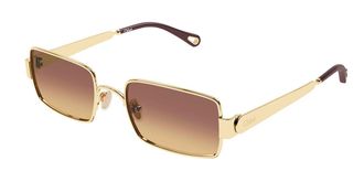 Chlo&eacute; CH0354S 002 Womens Sunglasses Gold Size 53