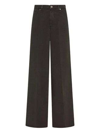 Cruna Taylor wide-leg trousers - Black
