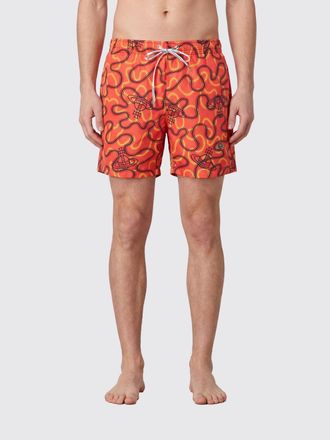 Vivienne Westwood Orb Monogram Polyamide Swimming Trunks with Elasticated Waist