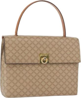 Celine Pre-owned Vintage Plastic Handtas - Dames - Vintage Handtas - Beige - ONE Size - Vintage