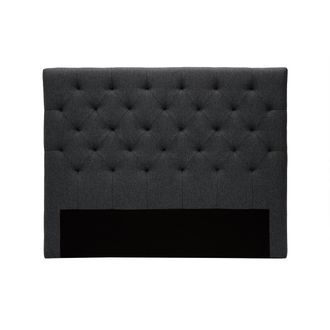 Miliboo Cabecero Tejido Gris Oscuro 140cm Enguerrand