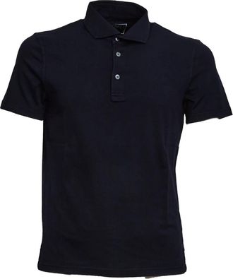 Fedeli Polo Shirt - Heren - Polos - Blauw - M - Katoen - Tops