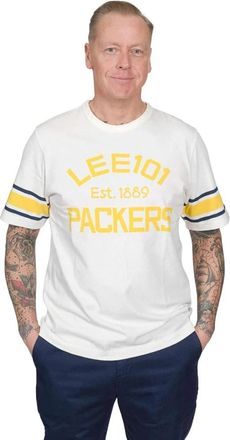 Lee Vintage Fit Long-Sleeve T-Shirt - Heren - T-shirts - Wit - S - Katoen - Tops