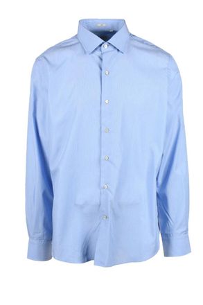 Himon's Light Blue Classic Cotton Shirt