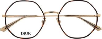 Dior GEMDIOROR2UA000 Geometric Full Rim Eyeglasses - Brown
