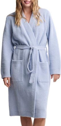 Barefoot Dreams CozyChic Robe in Snow Drop at Nordstrom, Size X-Large