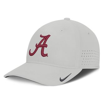 Nike Alabama Sideline Practice Nike Mens Dri-FIT College Hat in Grey | NC530BBABN-3XB