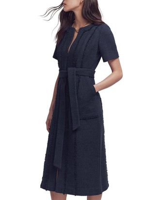 Boden Ruth Zip Texture Dress