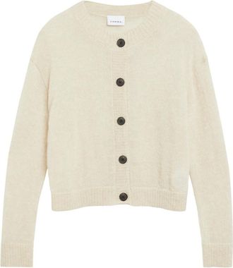 Comma Cardigans - Dames - Truien - Beige - Maat: 3XL