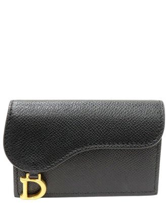 Dior Grain Calfskin Card Case (Authentic Pre-Loved)