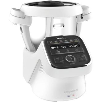 Moulinex robot da cucina multifunzione 3l 1550w bianco/grigio - hf80cb10 - moulinex