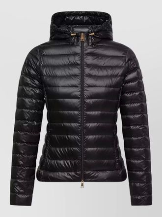 Moncler hooded short down jacket packable