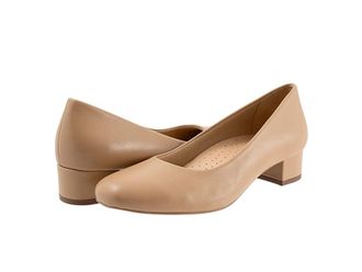 Trotters Dream High Womens Heels Nude : 9.5 W (D), Leather
