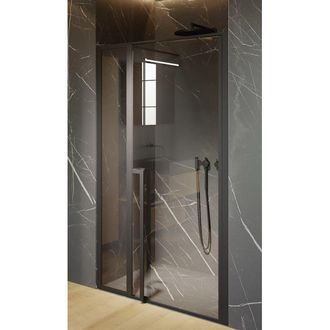 Riho Lucid GD104 Douchedeur XL - 200x120x0.6cm - zwart