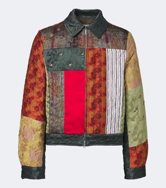 Dries Van Noten Giacca blouson patchwork