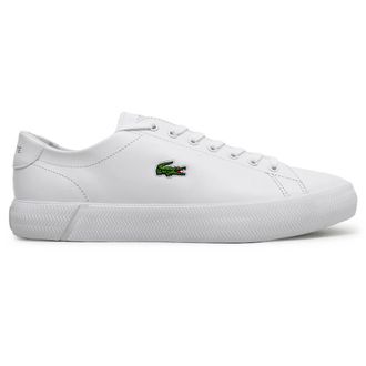 Lacoste Gripshot BL Leather Synthetic Mens Comfort Trainers - White White - Size:UK 10