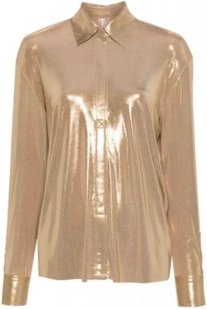 Norma Kamali Overhemden, Dames, Geel, S, Shirts