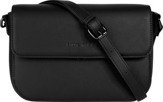 Bugatti Umh&auml;ngetasche BUGATTI ALMATA, Damen, Gr. B/H/T: 25cm x 17cm x 9cm onesize, schwarz, Kunstfaser, leicht gl&auml;nzend, unifarben, Taschen Umh&auml;ngetasche