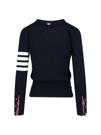 Thom Browne Womens Sweaters Blue Virgin Wool