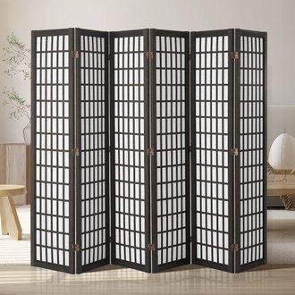 OEM Biombo De 6 Paneles, Biombo Japon&eacute;s Plegable 2420 X 1700 X 18,5 Mm Para Interiores, Separador Port&aacute;til Y Decorativo Para Separar Espacios En Casa, Ofi