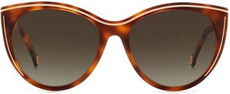 Carolina Herrera HER 0142/S C9K/HA Womens Sunglasses Tortoiseshell Size 56