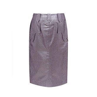 Tom Ford Womens Purple Polyamide Midi Skirt