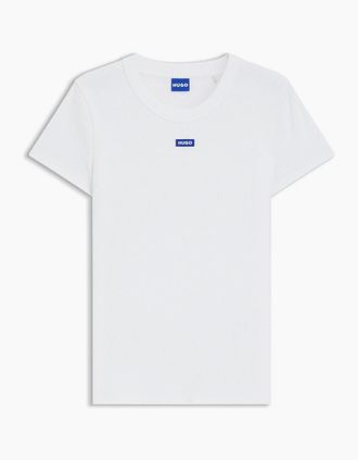 HUGO BOSS Womens Easy Tee B 10257055 01 - White - Size: 12