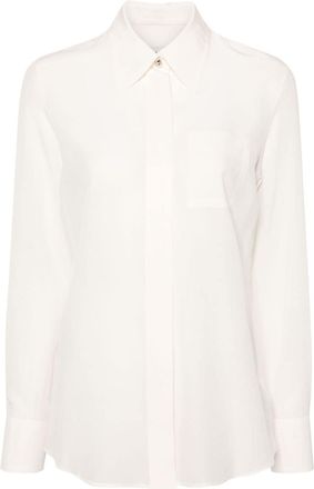 Lanvin silk crepe de chine shirt - women - Silk - 36 - White