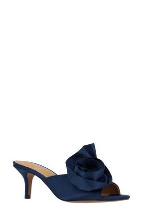 J. Rene&eacute; Briston Slide Sandal in Navy at Nordstrom, Size 10.5