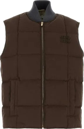 Miu Miu Gabardine Down Vest