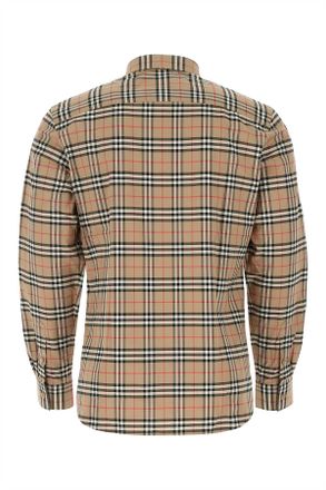 Burberry Mens Camicia A7028 Cotton Elastane Camicie Shirt