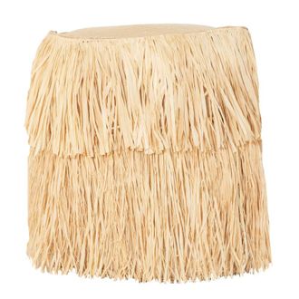 MX HOME Puf exterior efecto Rafita con flequillo