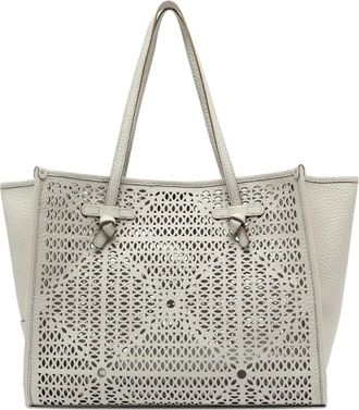 Gianni Chiarini Borsa a spalla con dettaglio cut-out - Grigio