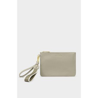 Katie Loxton Hallie Wristlet Pouch in Green Mist at Nordstrom