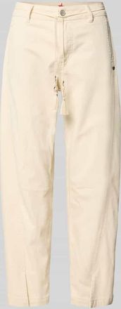 Buena Vista Barrel Fit Jeans mit Bindeg&uuml;rtel in Ecru, Gr&ouml;&szlig;e XXS