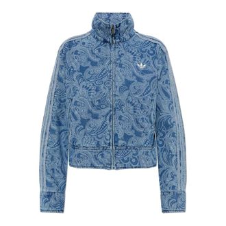 adidas Liberty London Firebird Denim Jacket - Dames - Spijkerjassen - Blauw - L - Denim - Jassen