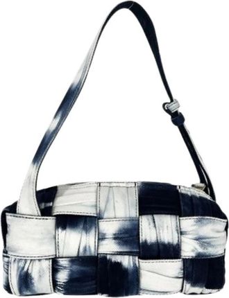 Bottega Veneta Pre-owned Vintage Schoudertas - Dames - Vintage Schoudertas - Veelkleurig - ONE Size - Denim - Vintage