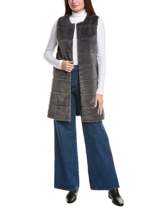 La Fiorentina Faux Fur Vest