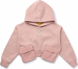 Off-white Arrow Studs Cargo Crop Hoodie