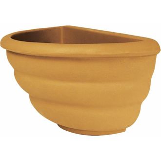 Monacis Jarr&oacute;n De Pared Decorativo Cl&aacute;sico Tradicional De 50x27 Cm, Altura 25 Cm, Fabricado En Pol&iacute;mero Impruneta, Ideal Para Plantas En Jardines Y Terrazas