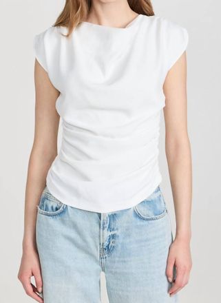 Amanda Uprichard Fersia Top In Ivory