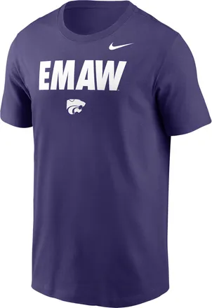 Nike Mens College (Kansas State) Dri-FIT T-Shirt in Purple | IW0571-566