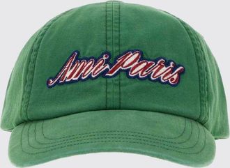 Ami Cotton Baseball Cap with Contrast Logo