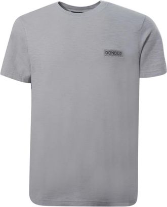 Dondup T-shirts en polos - Heren - T-shirts - Grijs - XL - Katoen - Tops